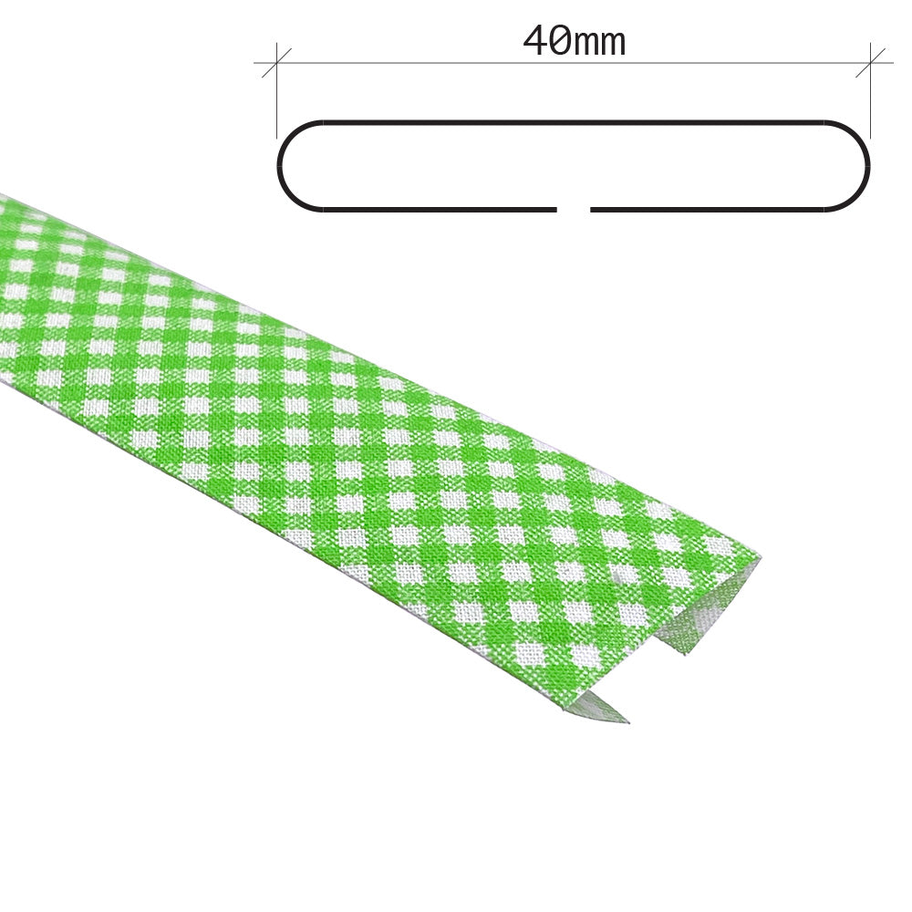 40mm Gingham Bias Binding