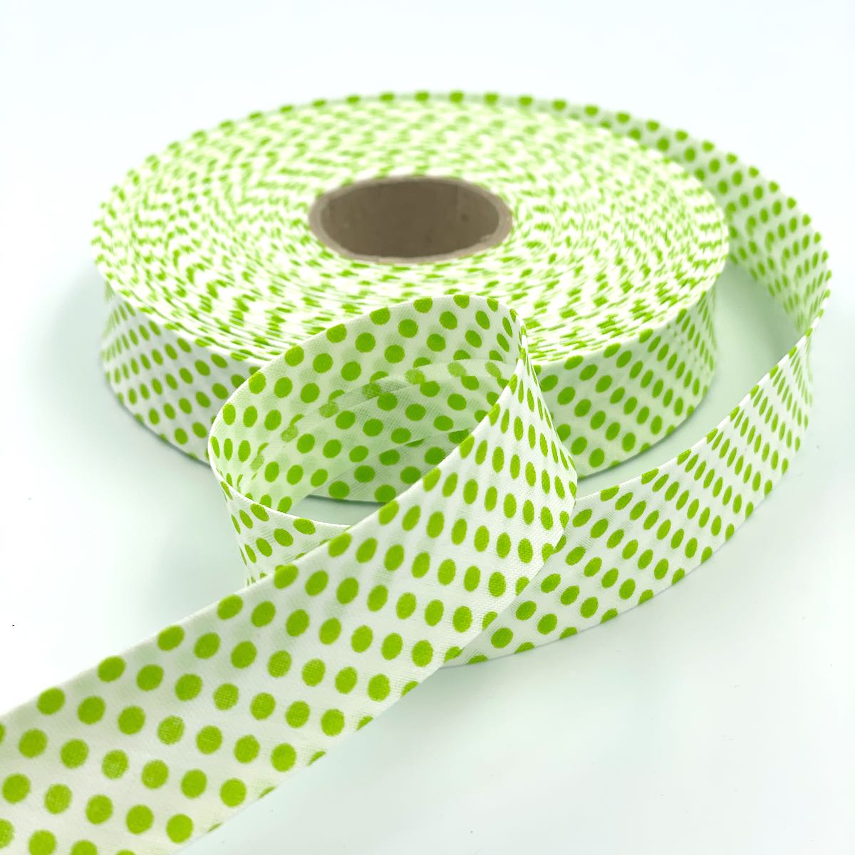 25mm Reverse Polka Bias Binding