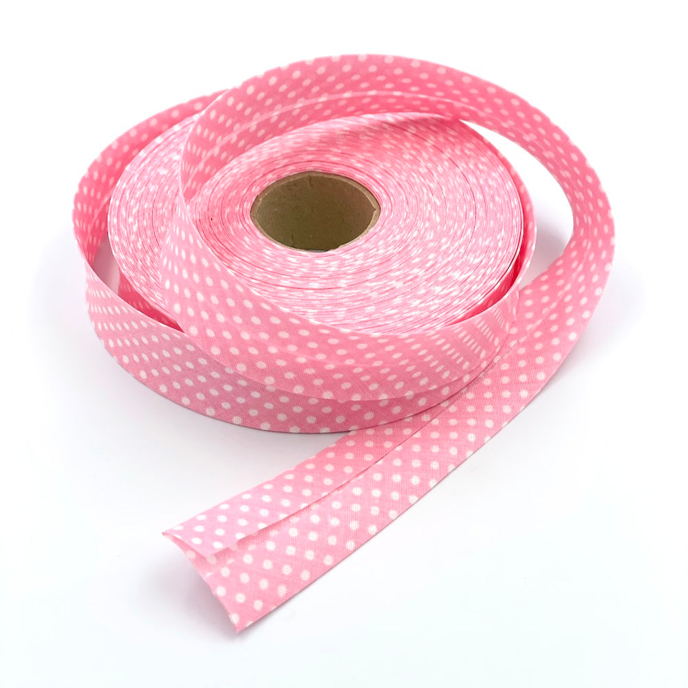 30mm Polka Bias Binding