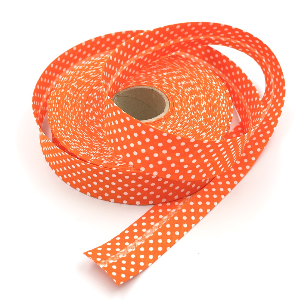 30mm Polka Bias Binding