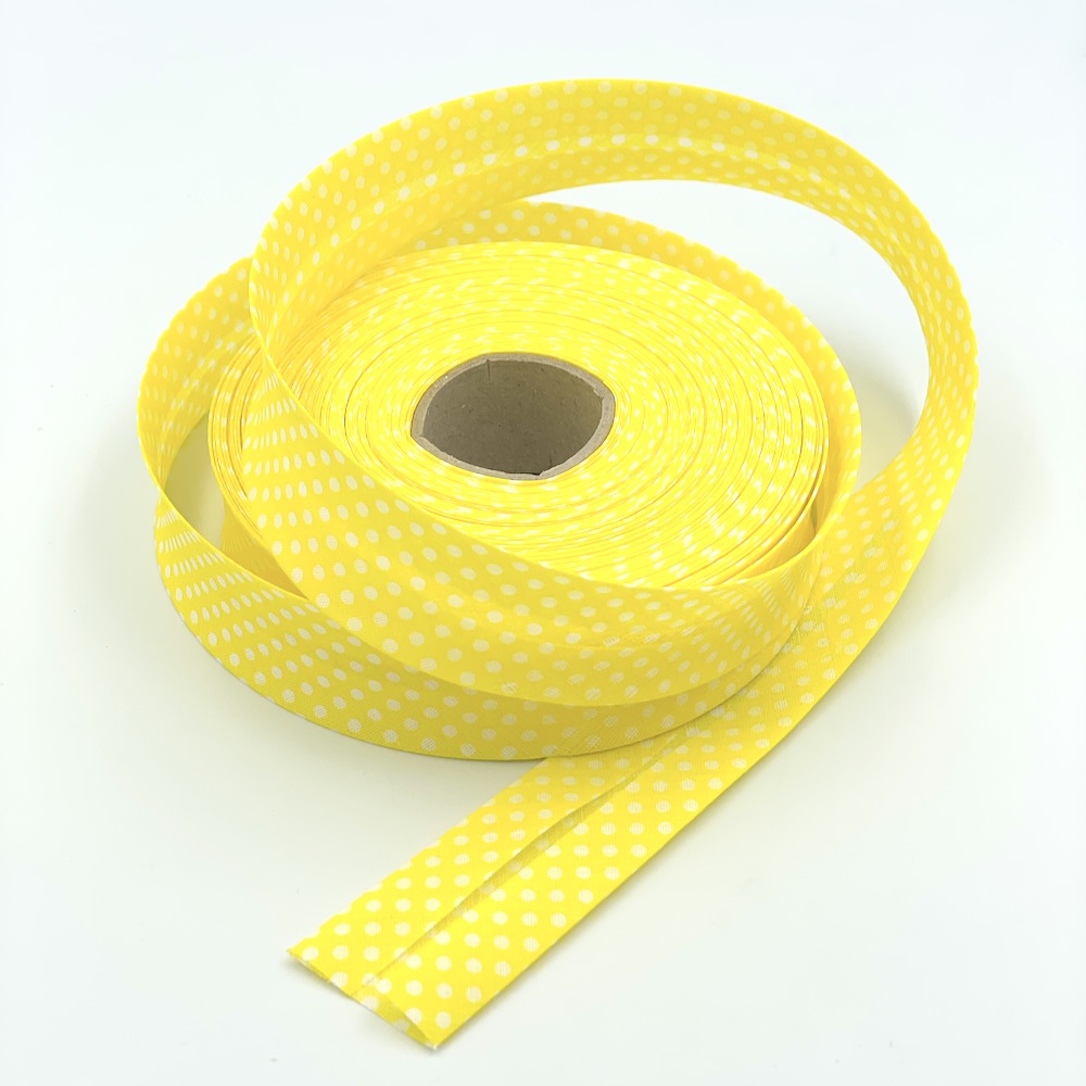 30mm Polka Bias Binding