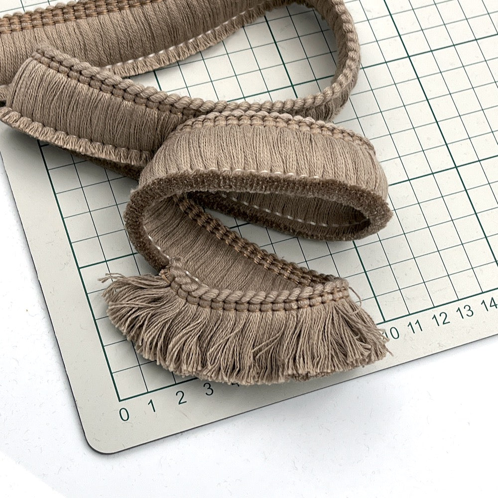 30mm Cotton Brush Fringe Trim