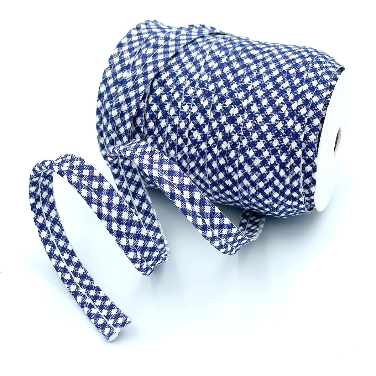 Medium Gingham Bias Piping