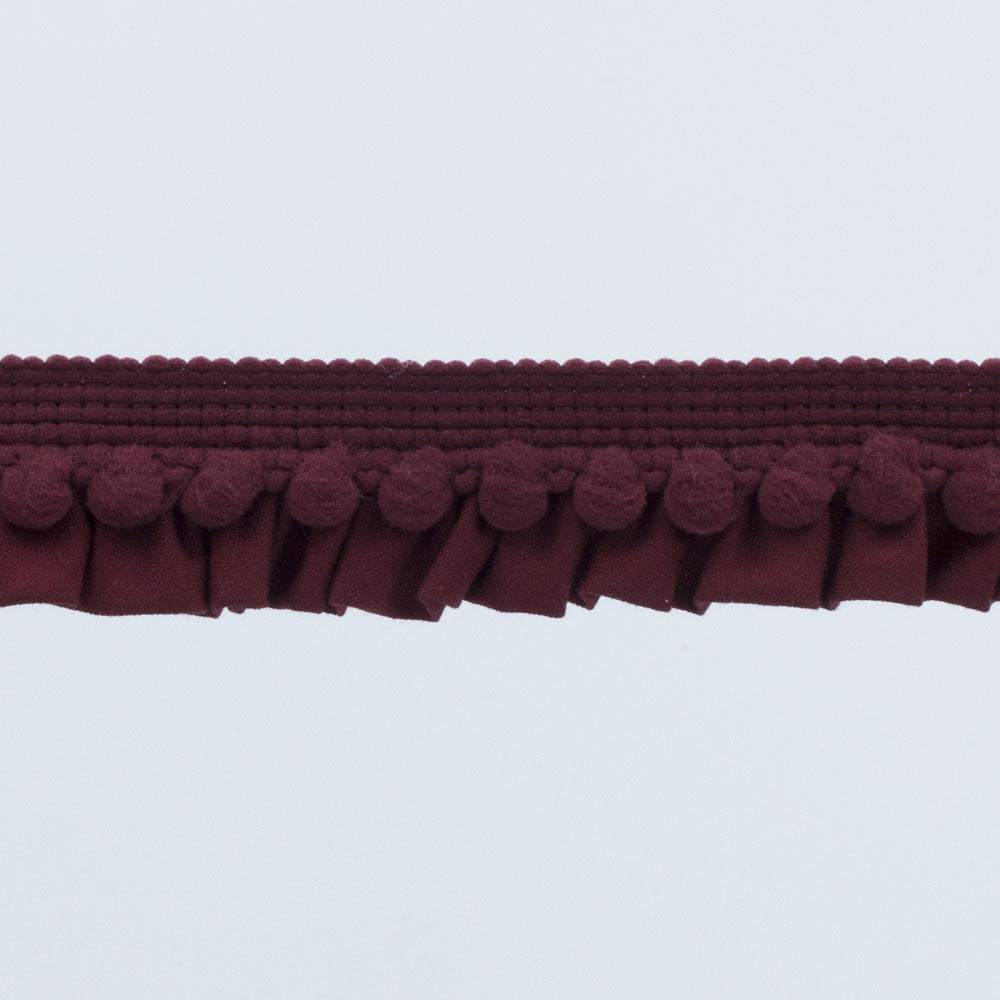 Pleated Pom Pom Bias Binding