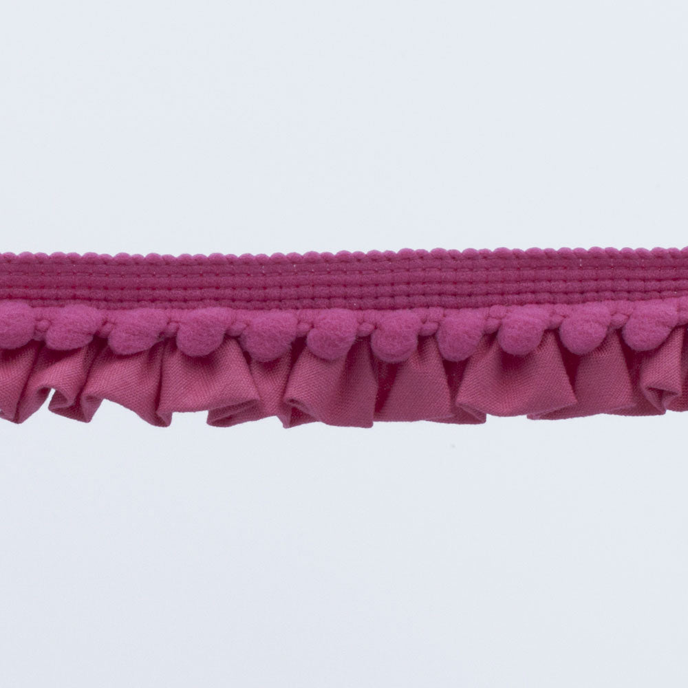 Pleated Pom Pom Bias Binding