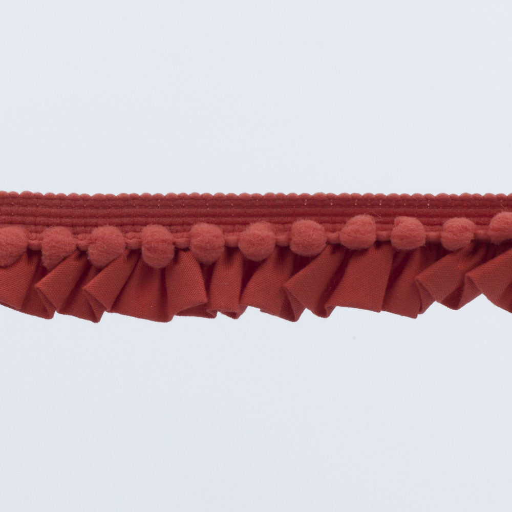 Pleated Pom Pom Bias Binding