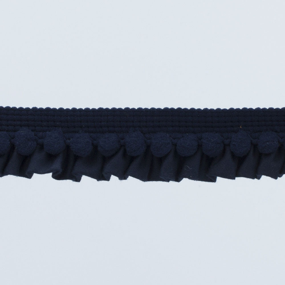 Pleated Pom Pom Bias Binding