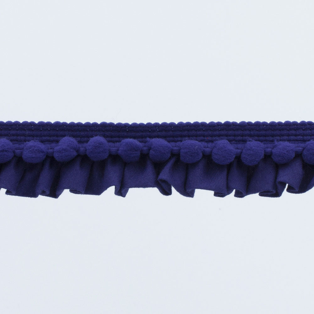 Pleated Pom Pom Bias Binding