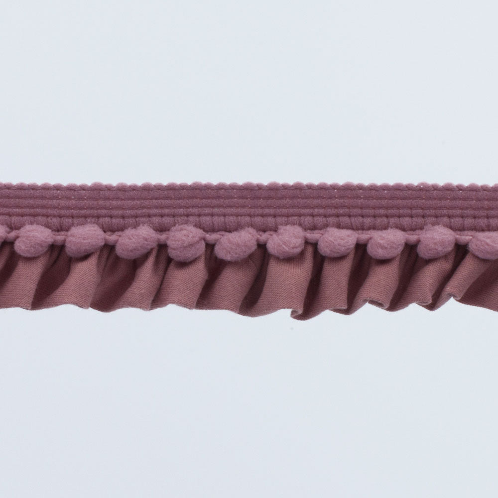 Pleated Pom Pom Bias Binding