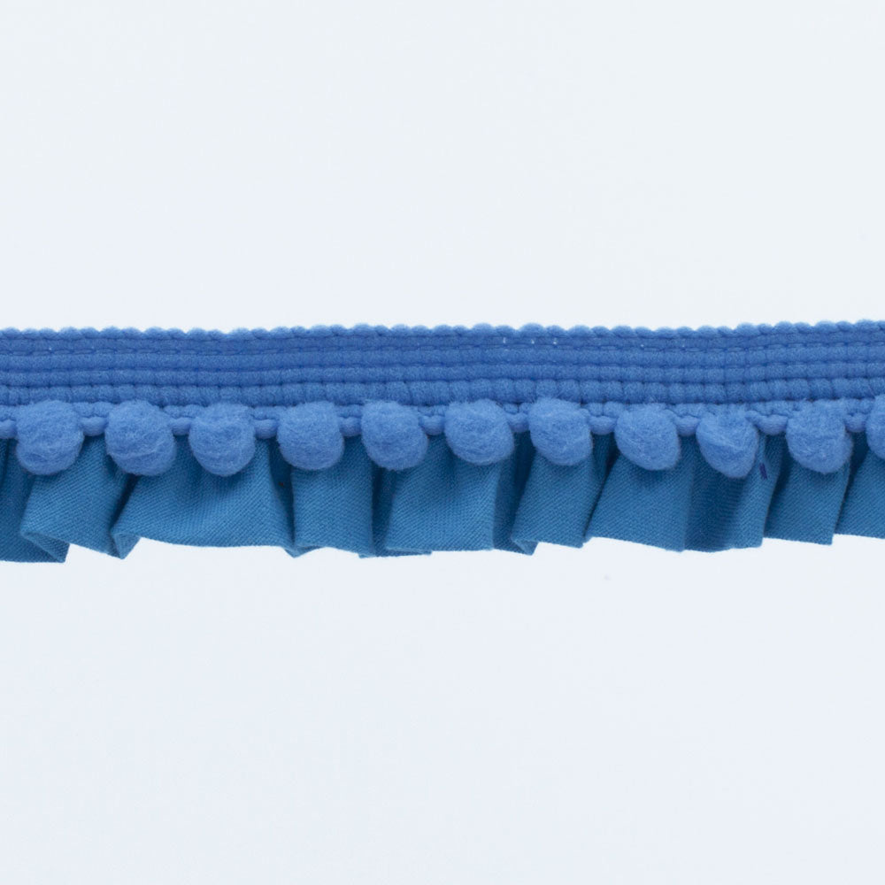 Pleated Pom Pom Bias Binding